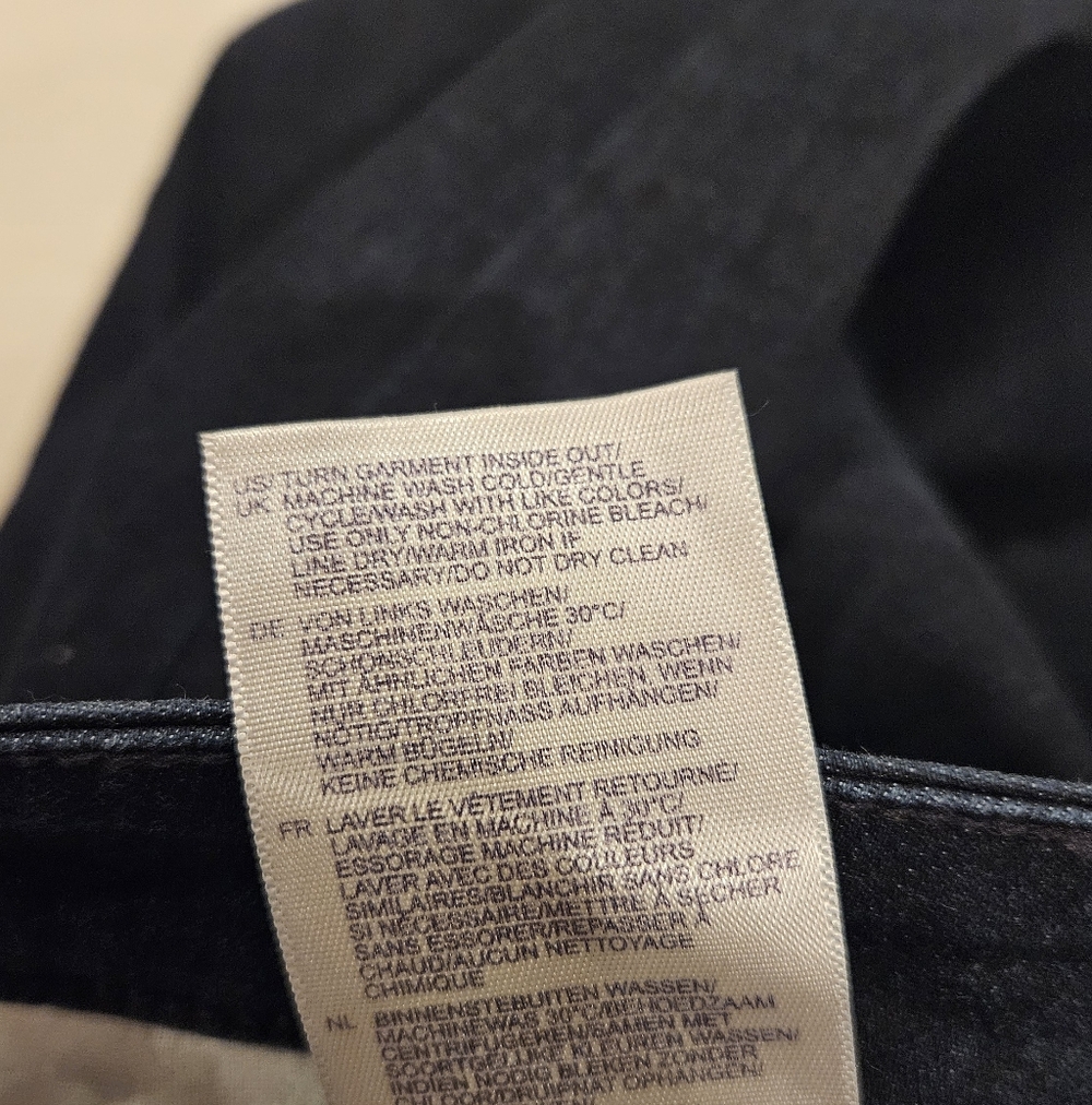 NYDJ Classic Dark Wash Blue Women’s Jeans, Size 12 - Picture 5 of 5